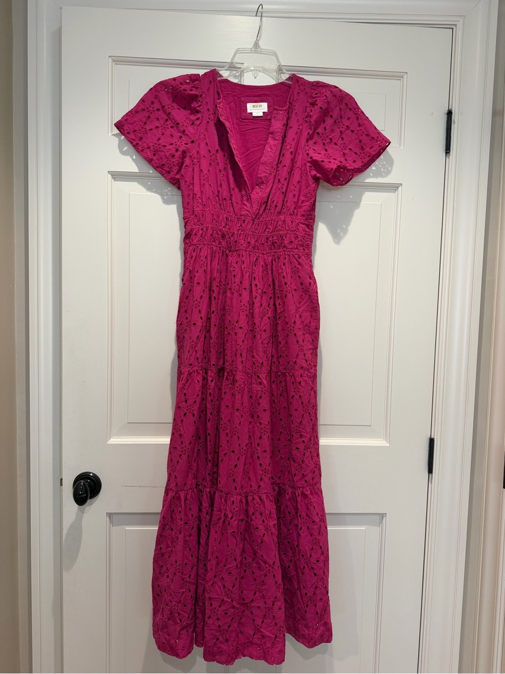 Maeve Somerset Eyelet Maxi Dress